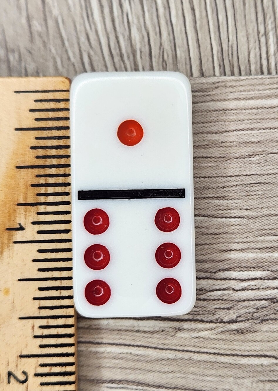 1:6 Replacement Domino Large Dot Shiny Color 1½ X ¾ X ¼ Dominoes